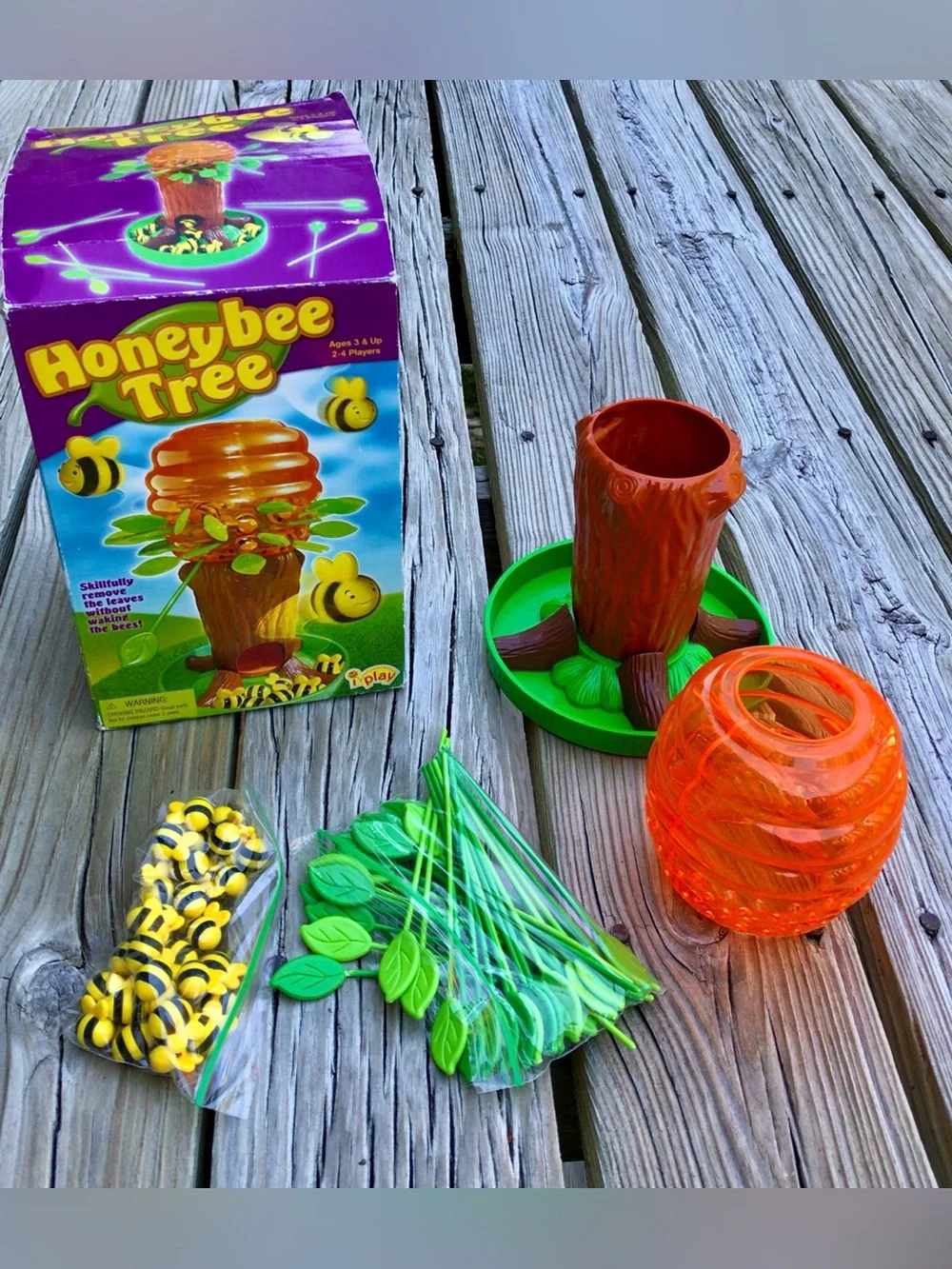 Honeybee Tree Fun Boardgame Like Kerplunk Multiplayer All Ages 3+ Game Night